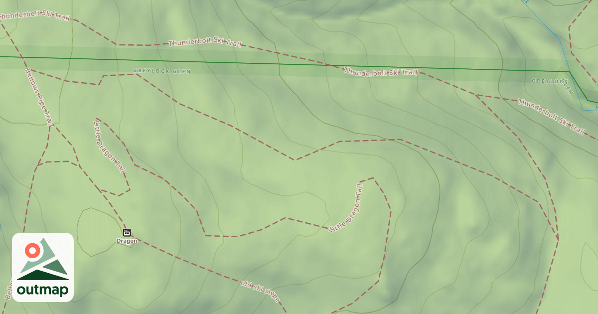 Map of Cottontail Trail