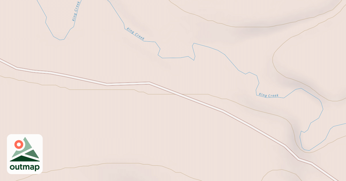 Map of KING CREEK