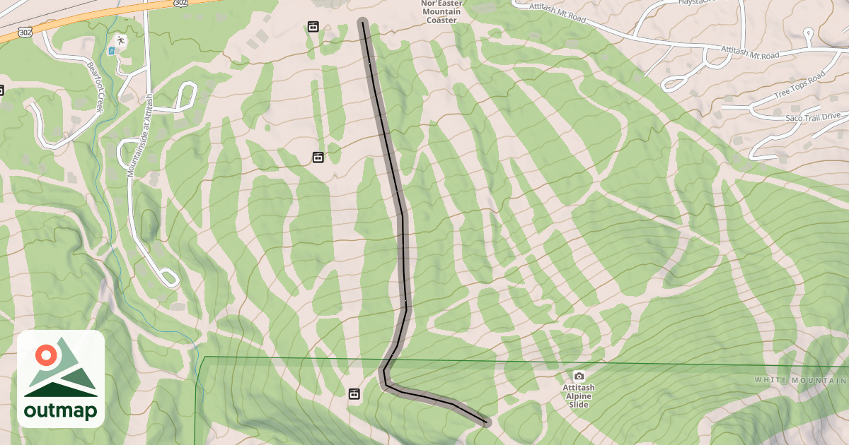 Map of Spillway
