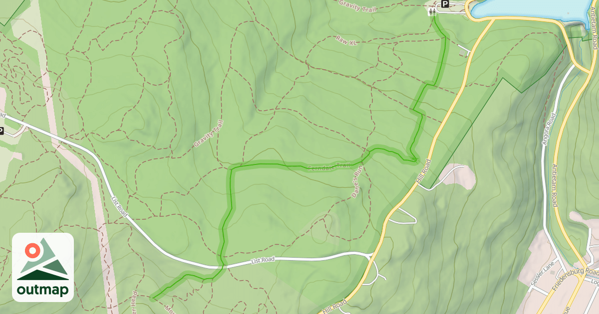 Map of Ferndale Trail