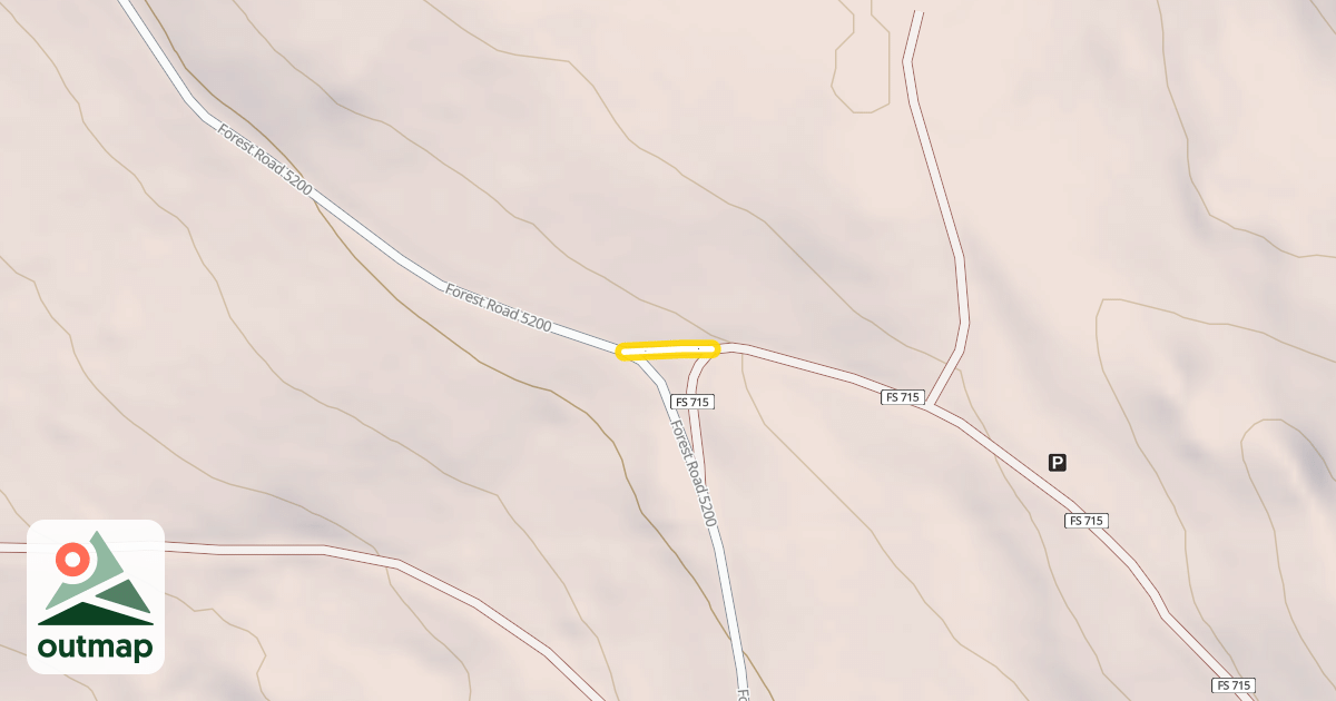 Map of Sugarloaf Lookout Road