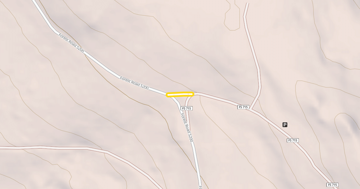Map preview of Sugarloaf Lookout Road