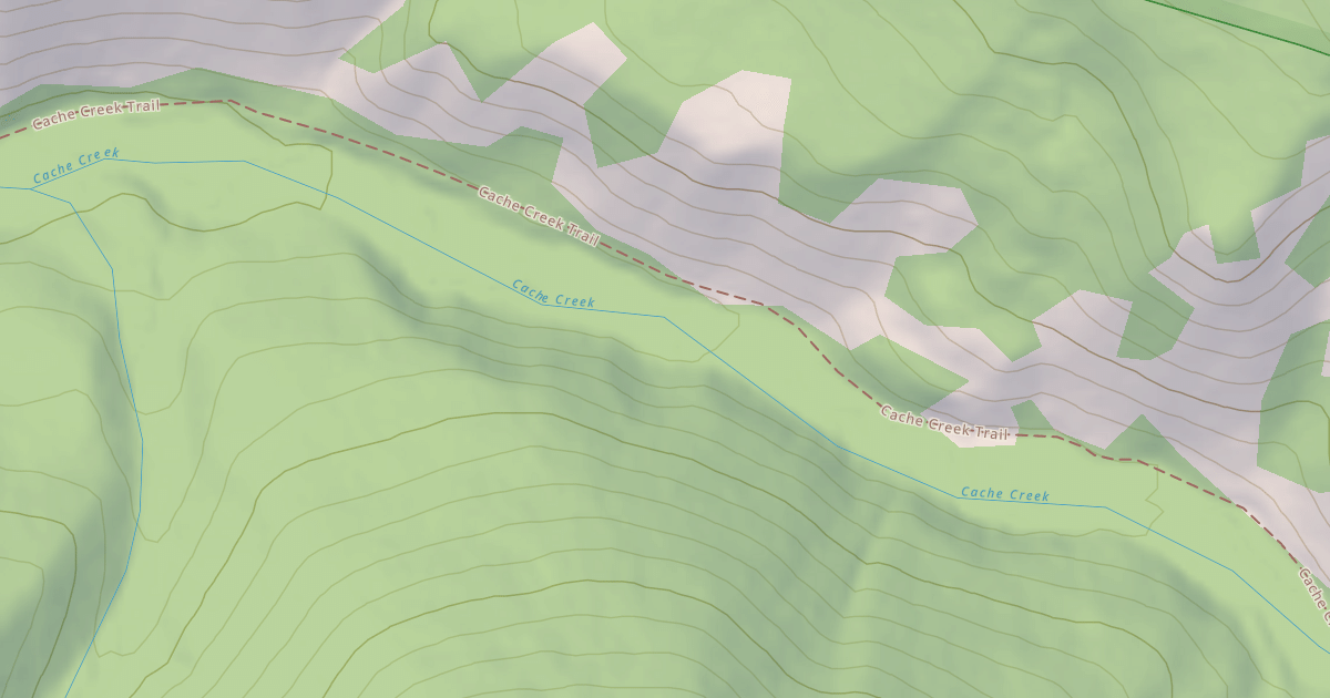 Map preview of Cache Creek Snow