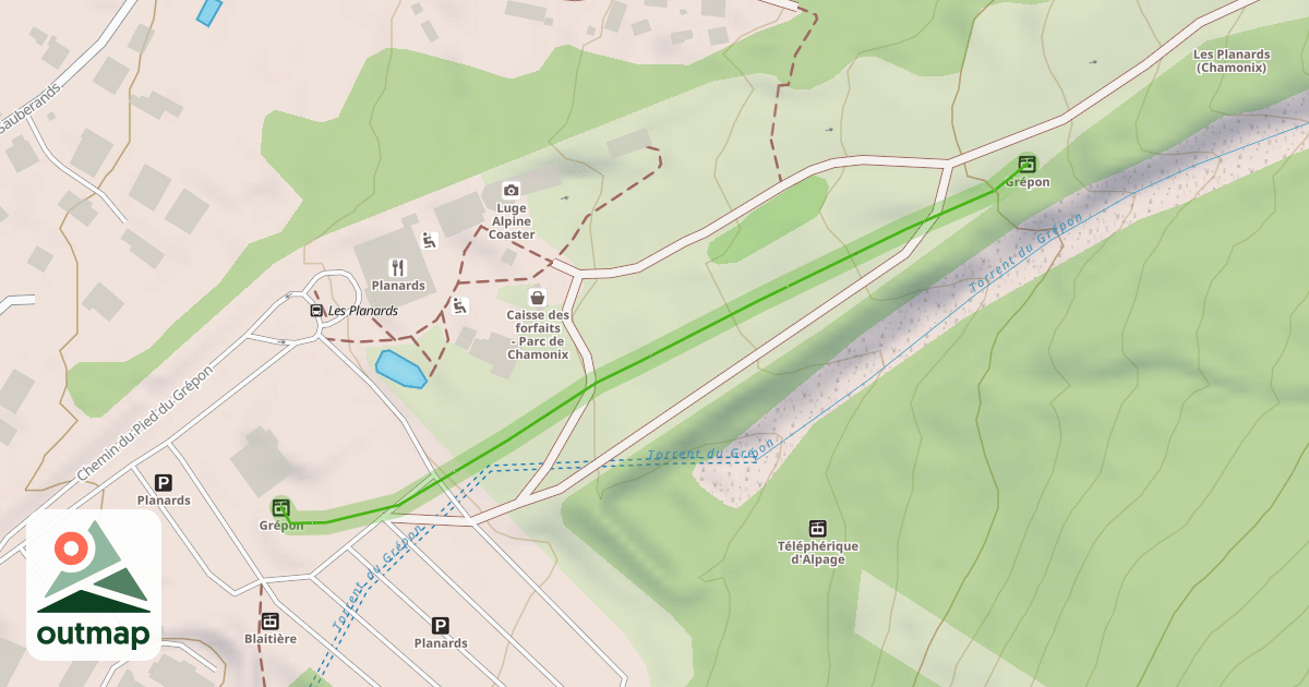 Map of Grépon