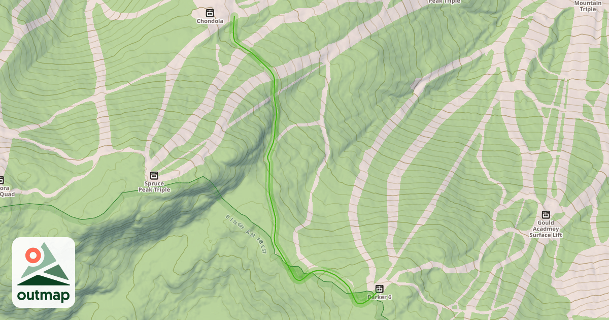 Map of Three Mile Trail