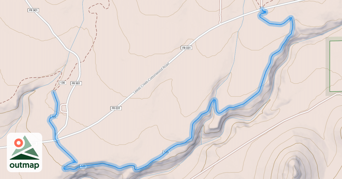 Map of Juniper On The Rocks Trail