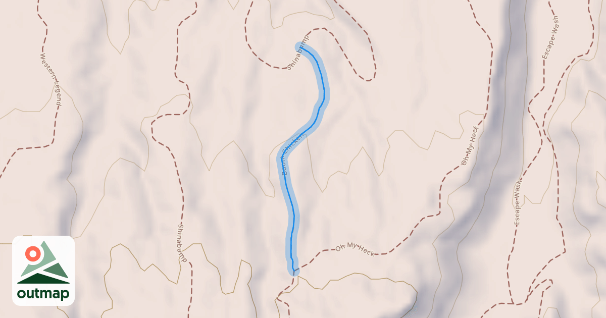 Map of Boom Chicken Trail