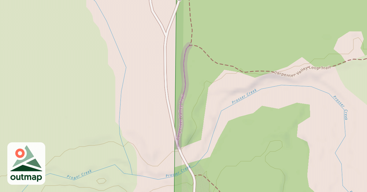 Map of Carpenter Valley Trail