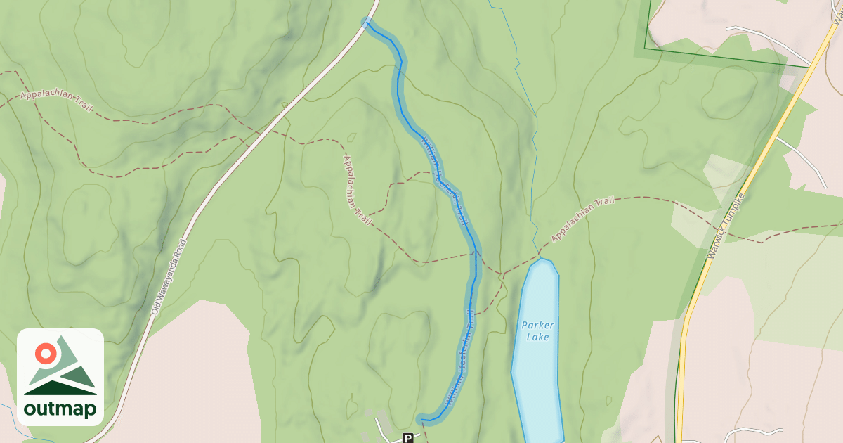 Map of William Hoeferlin Trail