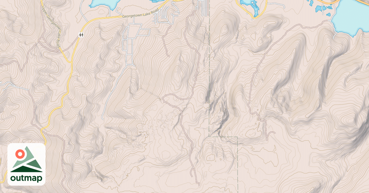 Map of PETERSON MEADOW SNOWMOBILE
