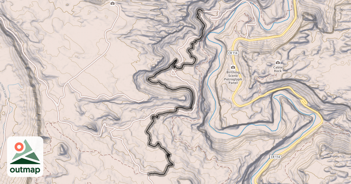 Map of HyMasa Trail