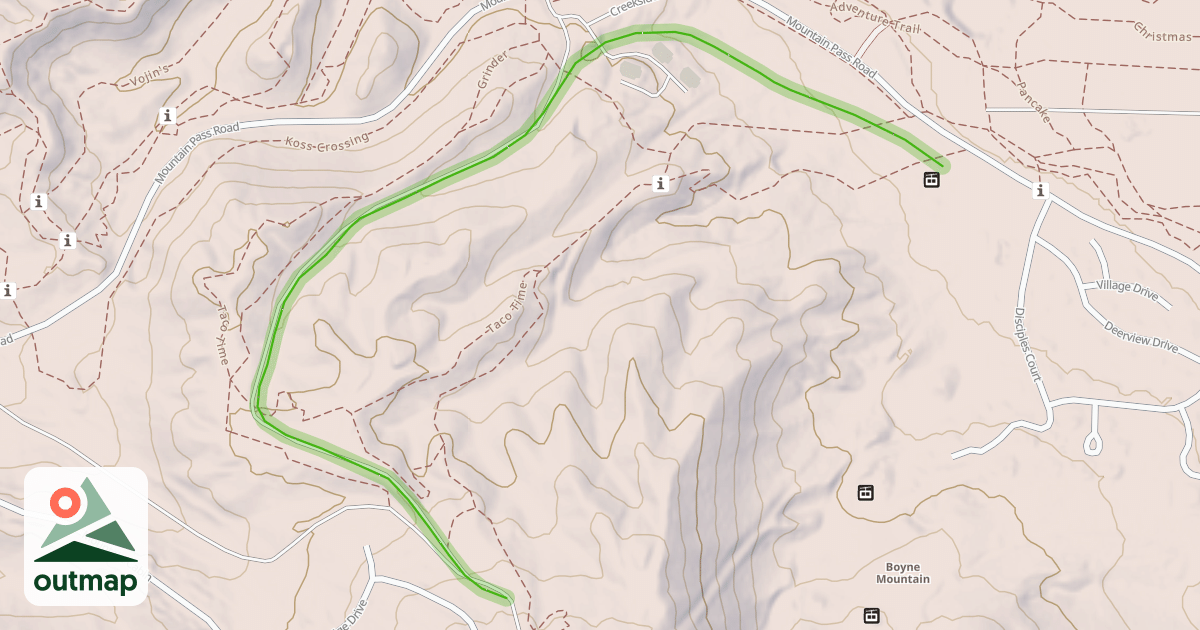 Map of Hilda's Hideaway