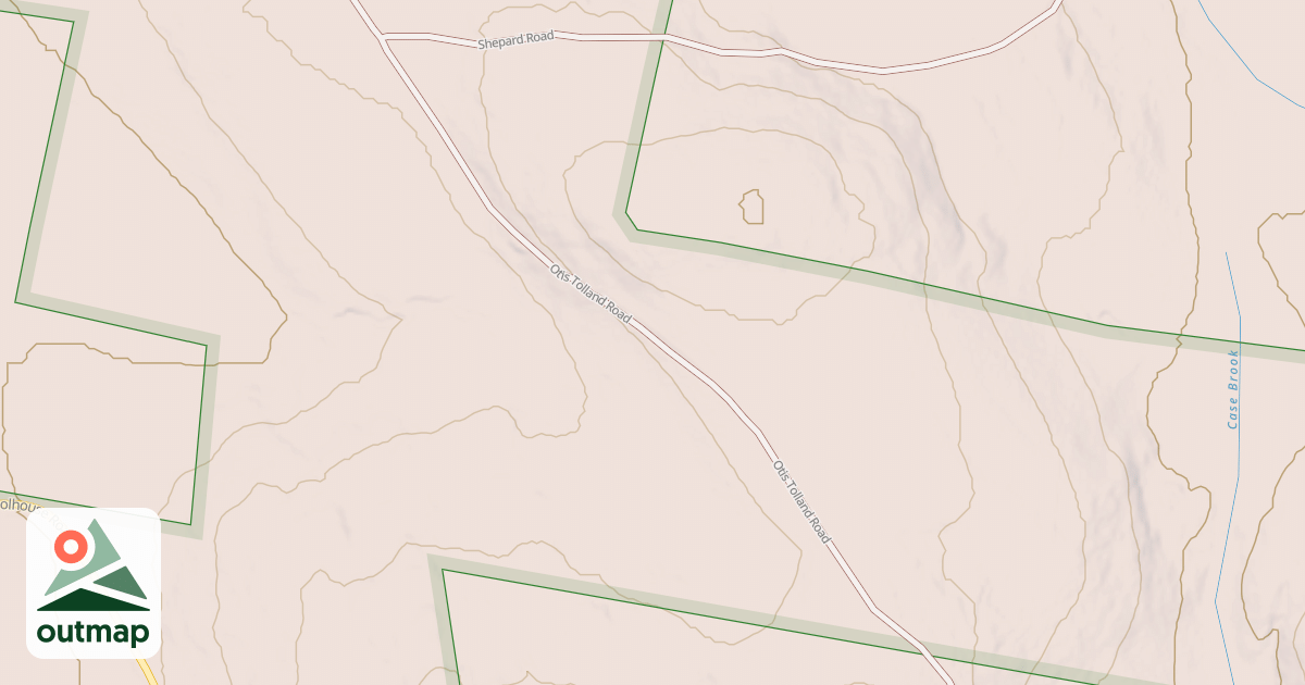 Map of Otis Tolland Road