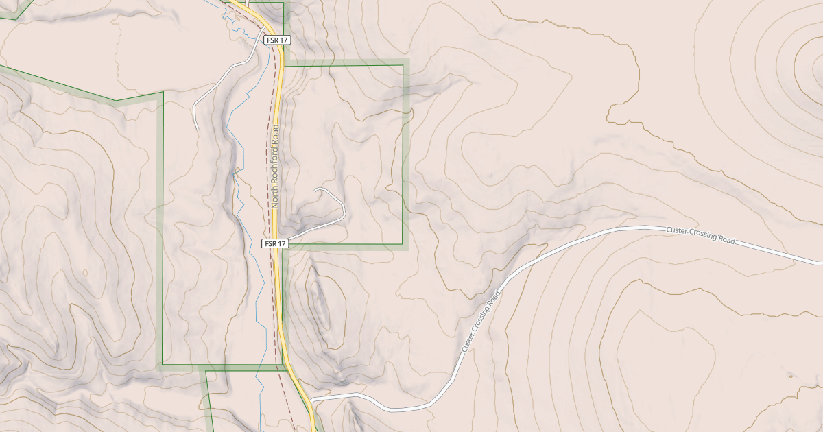 Map preview of CUSTER CROSSING BR 1S