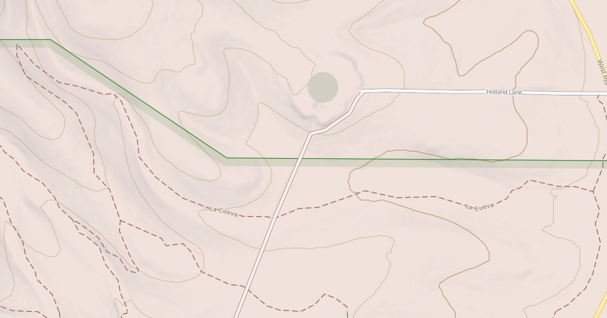 Map preview of Hackberry Trail System - La Cueva