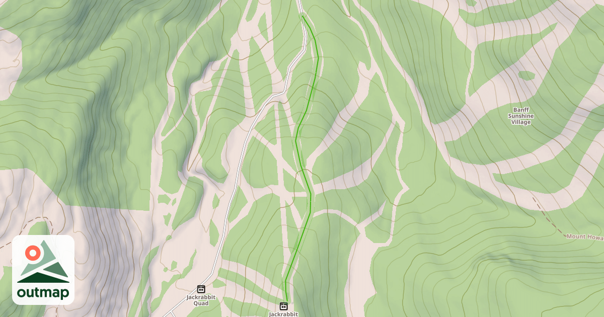 Map of Banff Avenue