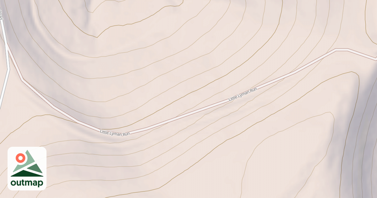 Map of Susquehannock State Forest Snowmobile Trails