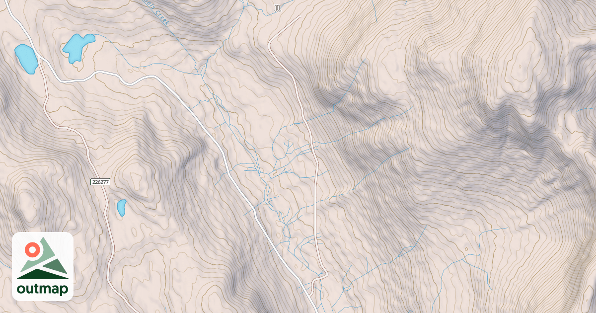 Map of STUMBLE CREEK