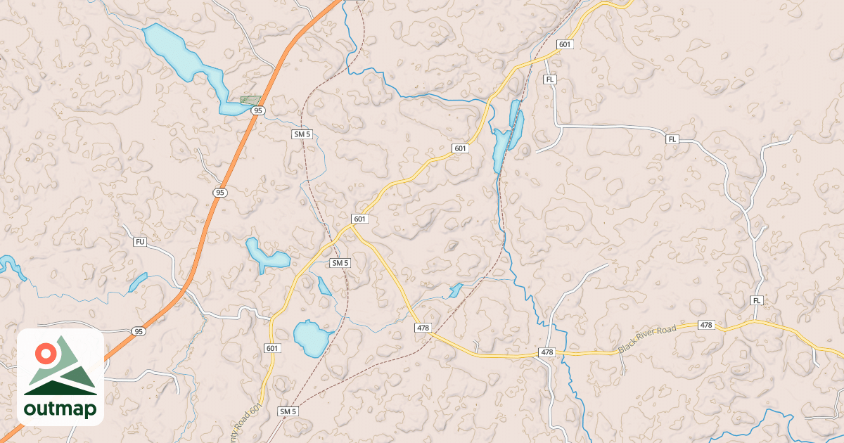 Map of Iron Ore Heritage Trail