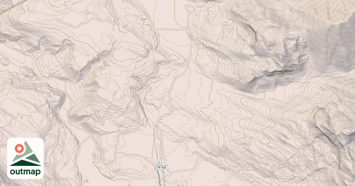 Map of BENT CREEK