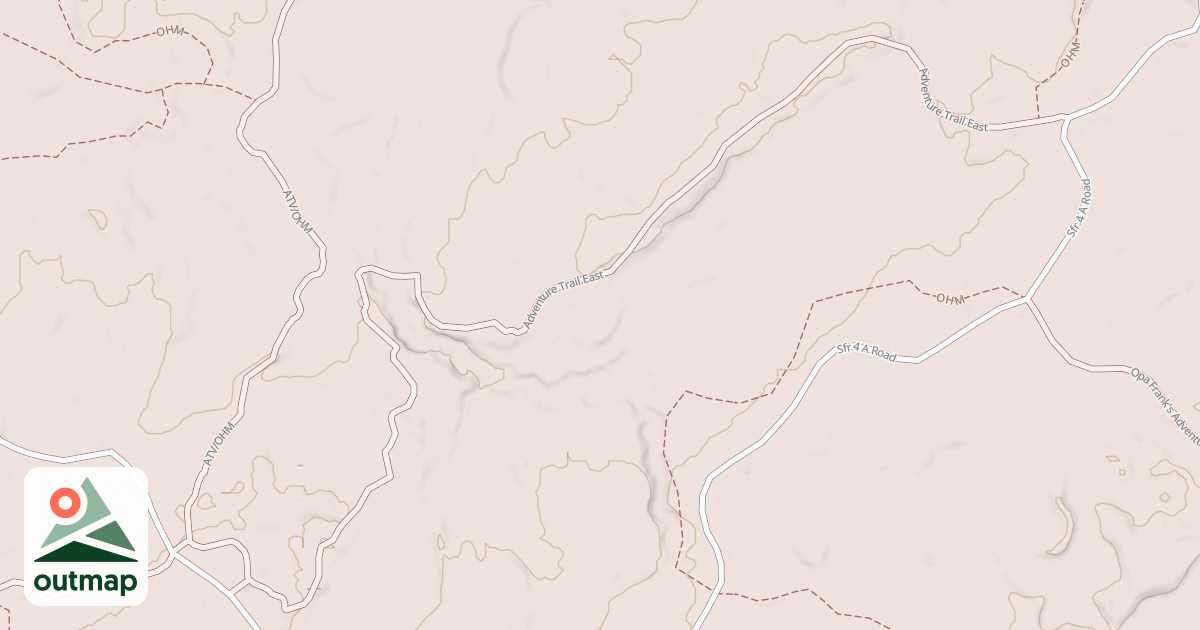 Map of Straight Arrows Trail