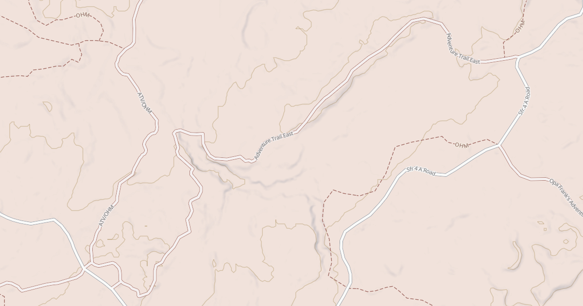 Map preview of Straight Arrows Trail
