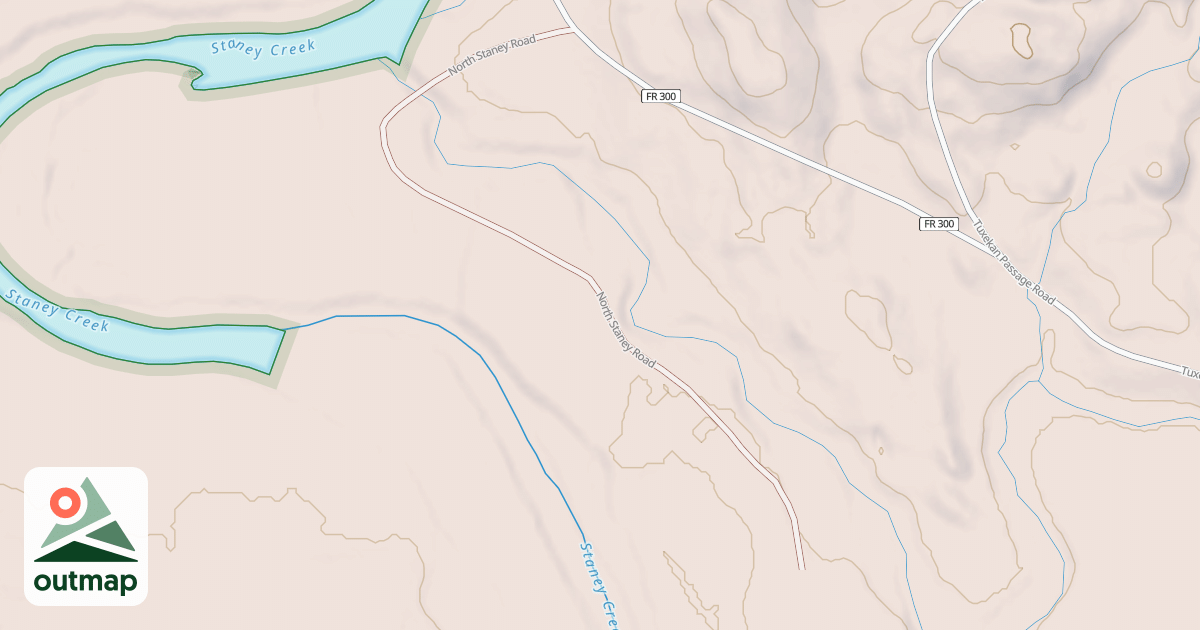 Map of NORTH STANEY