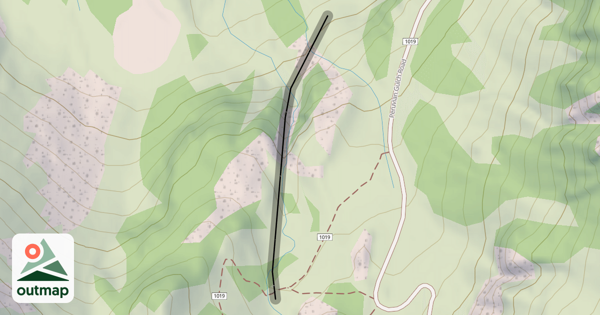 Map of Hot Foot Gully