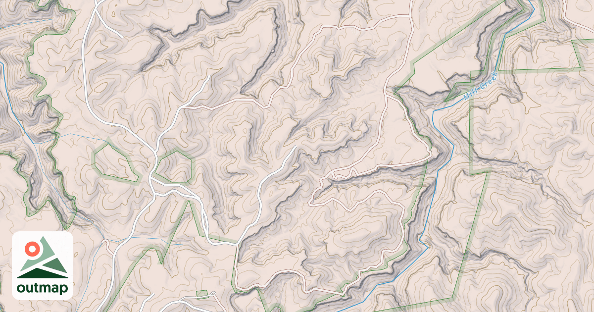 Map of USFS Motor Vehicle Use Map Trails 20627