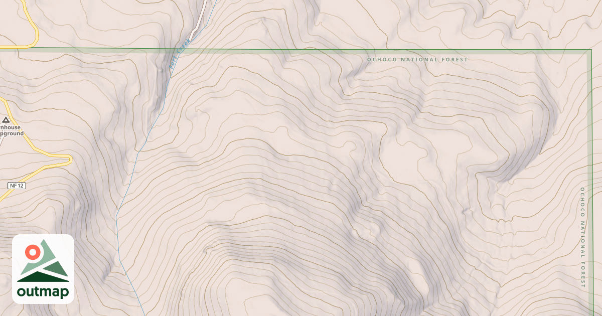 Map of USFS Motor Vehicle Use Map Roads {3CFA6AA9-2343-4276-9836-34138F87A4B0}