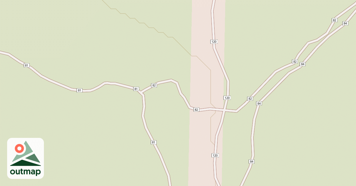 Map of Millican Plateau Tr 82