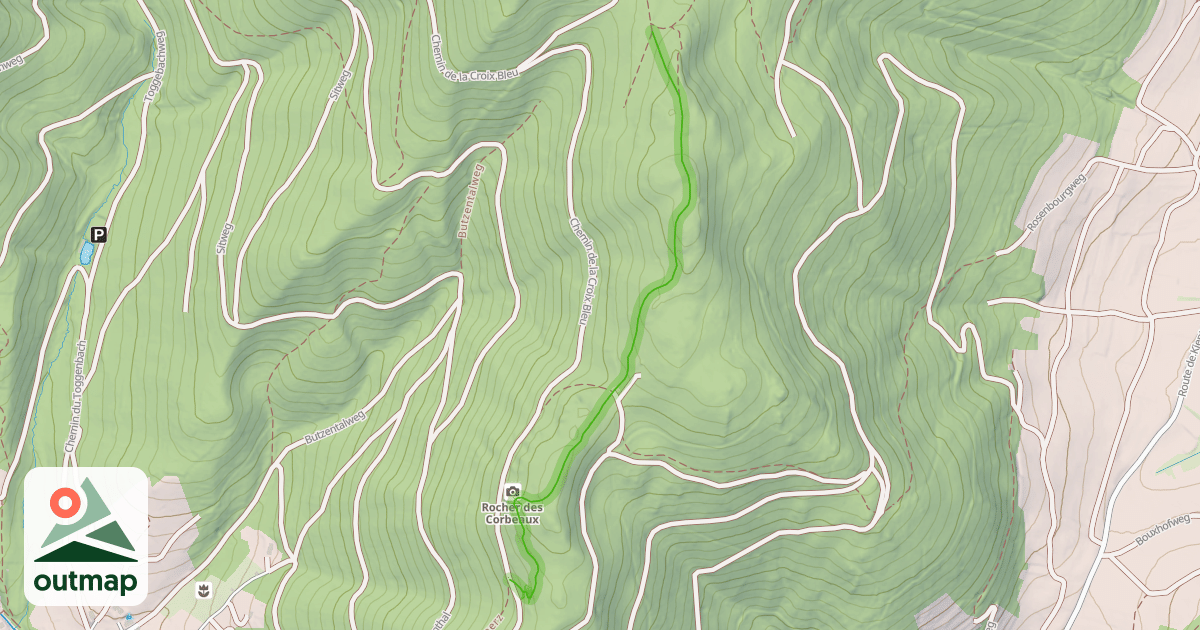 Map of Chemin de la Haute Schwaerz