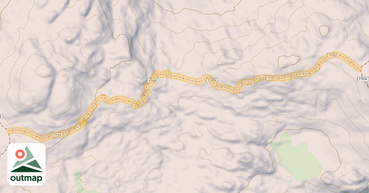 Map of Eagle Falls Trail