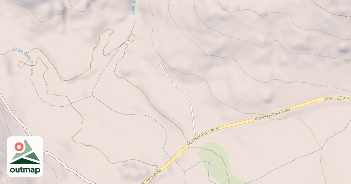 Map of BUCK SPUR