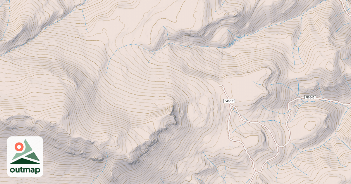 Map of AGUA AZUL