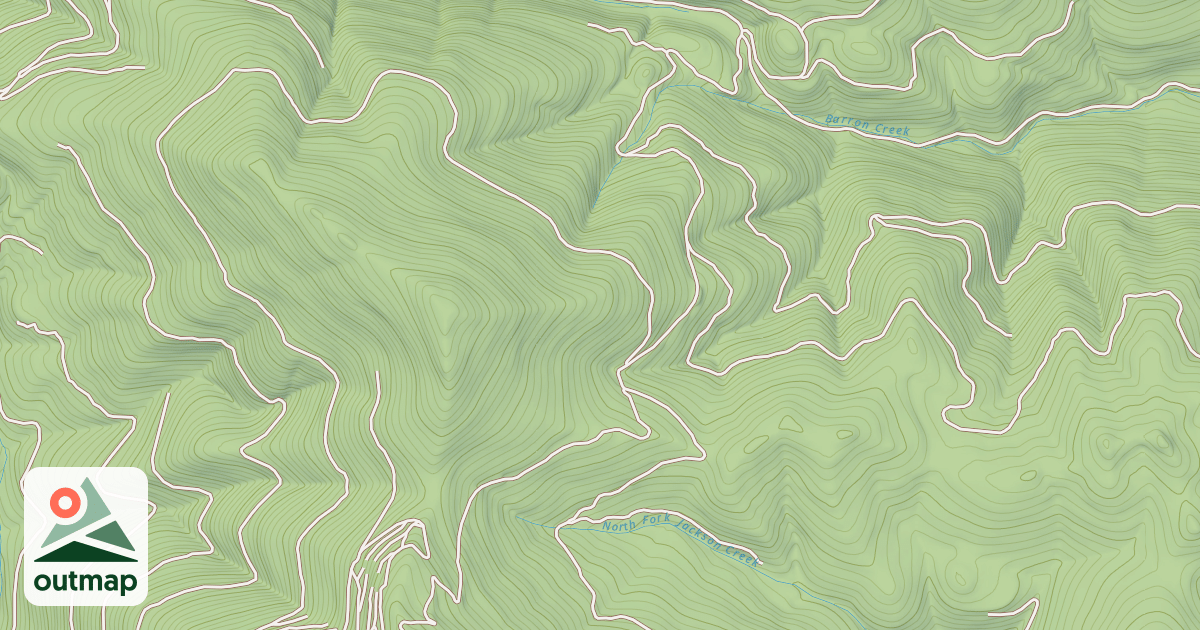 Map of BLUE MOUNTAIN