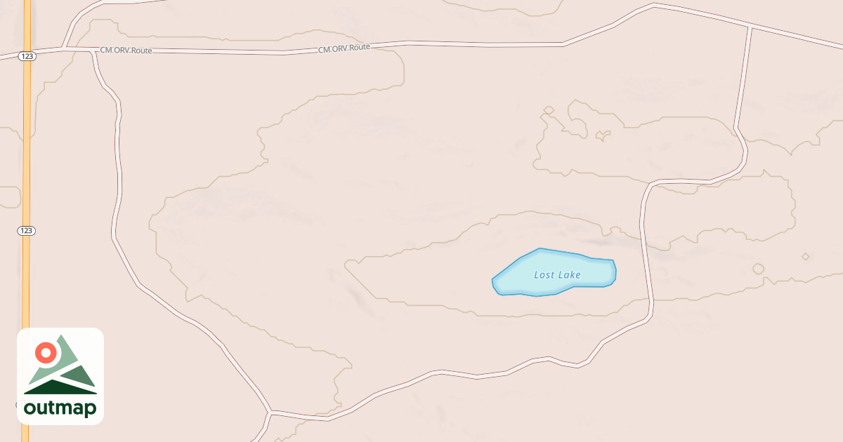 Map of LOST LAKE
