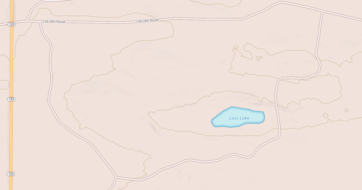Map preview of LOST LAKE