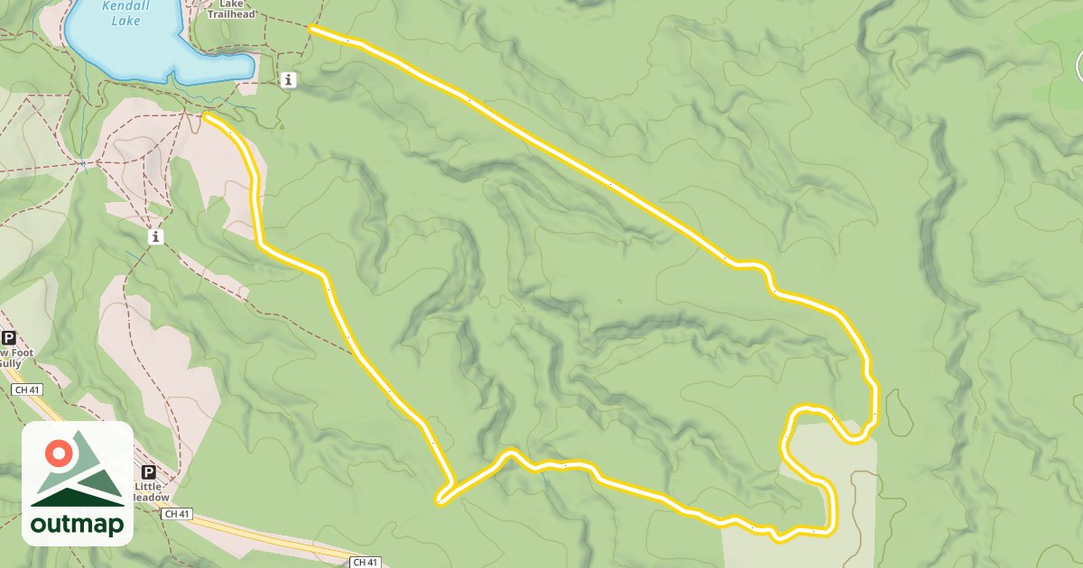 Map of Cross Country Trail