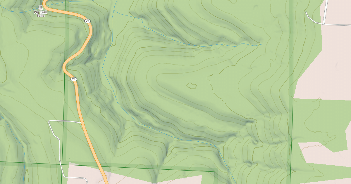 Map preview of USFS National Forest System Roads {88C7A2BF-BFF9-4638-9832-6855F65C6EF2}