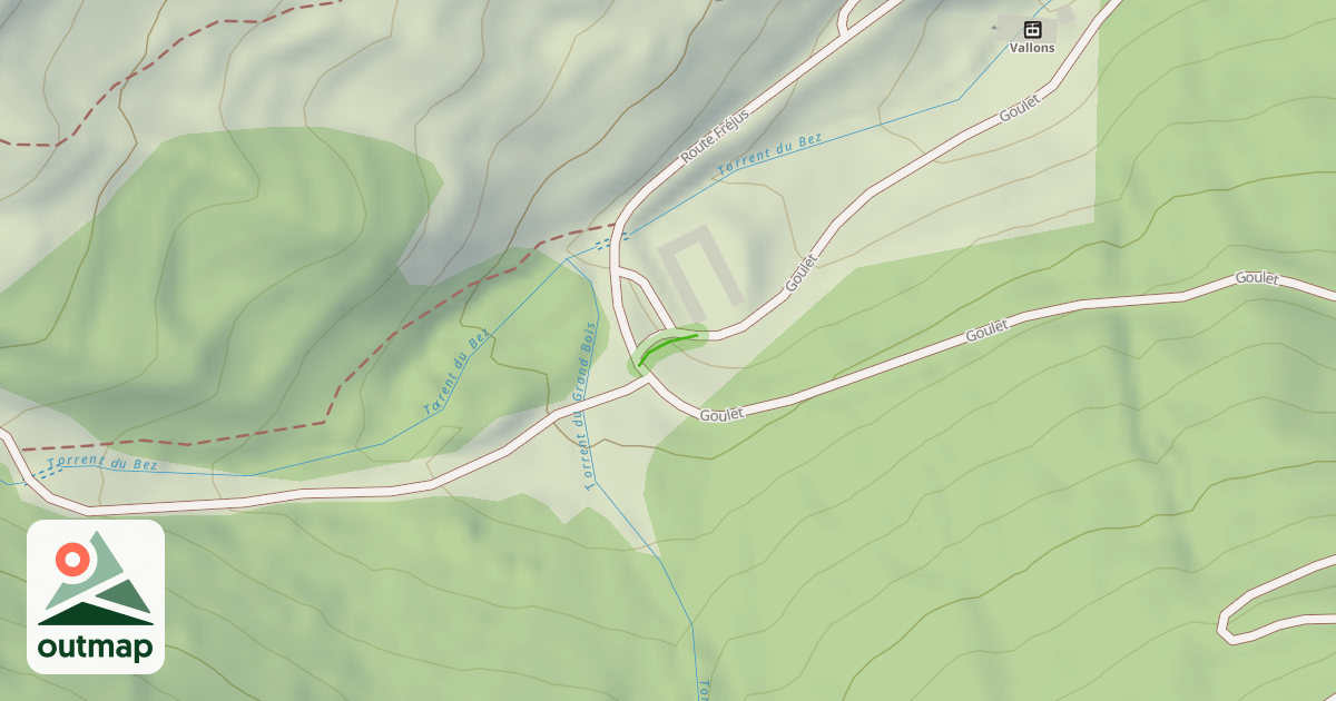 Map of Goulet