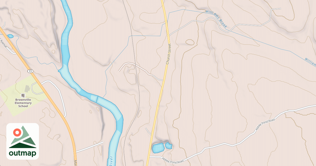 Map of Maine Statewide ATV Trails 212