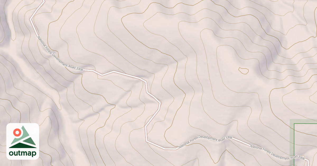 Map of MCGARY BUTTE