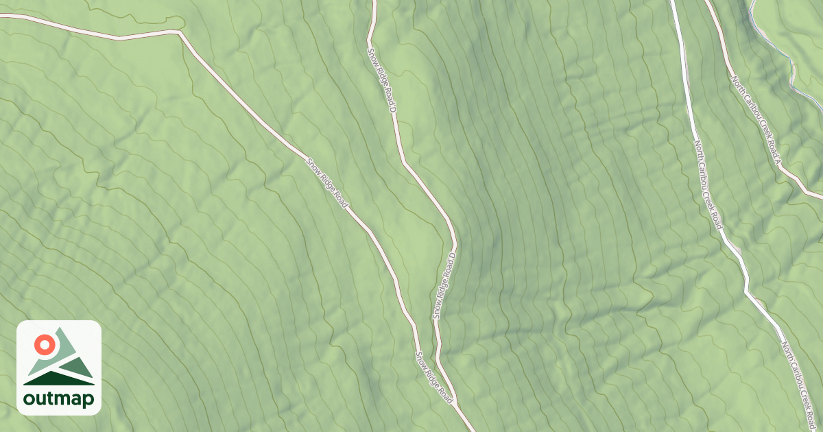 Map of SNOW RIDGE D
