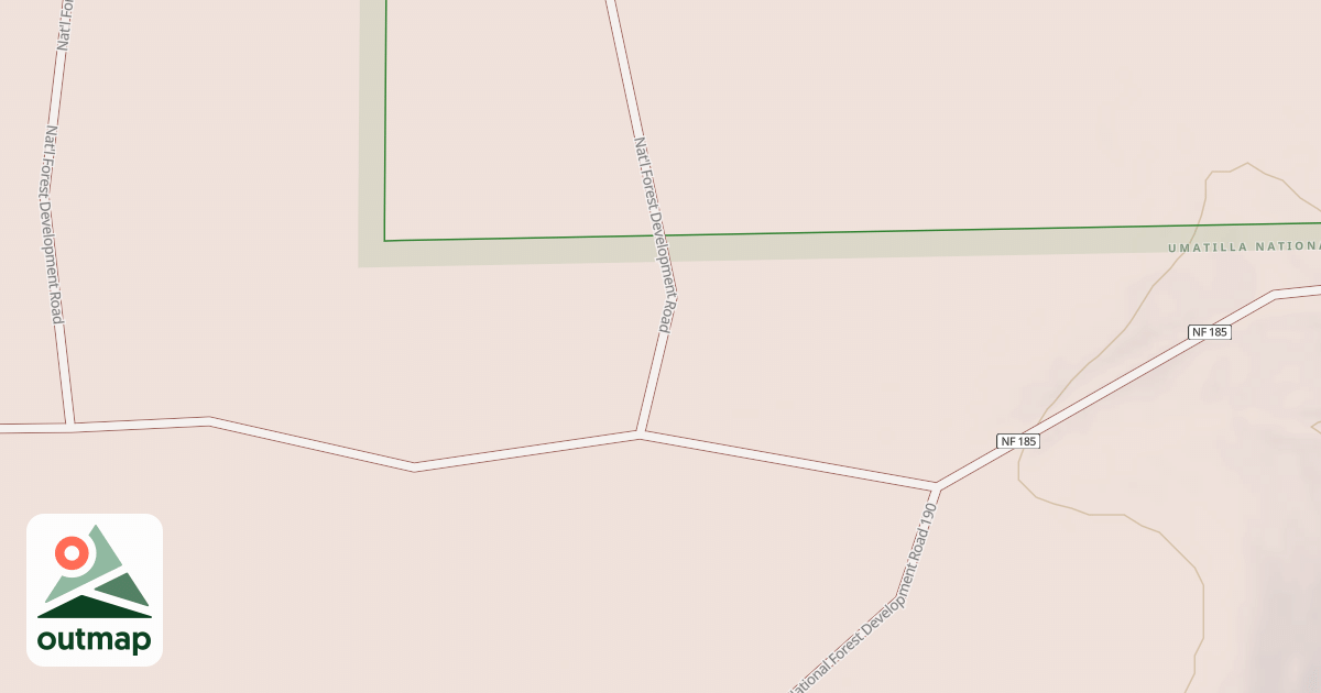 Map of USFS National Forest System Roads {6A13160C-5A46-47B5-891B-C77BD883C5A2}