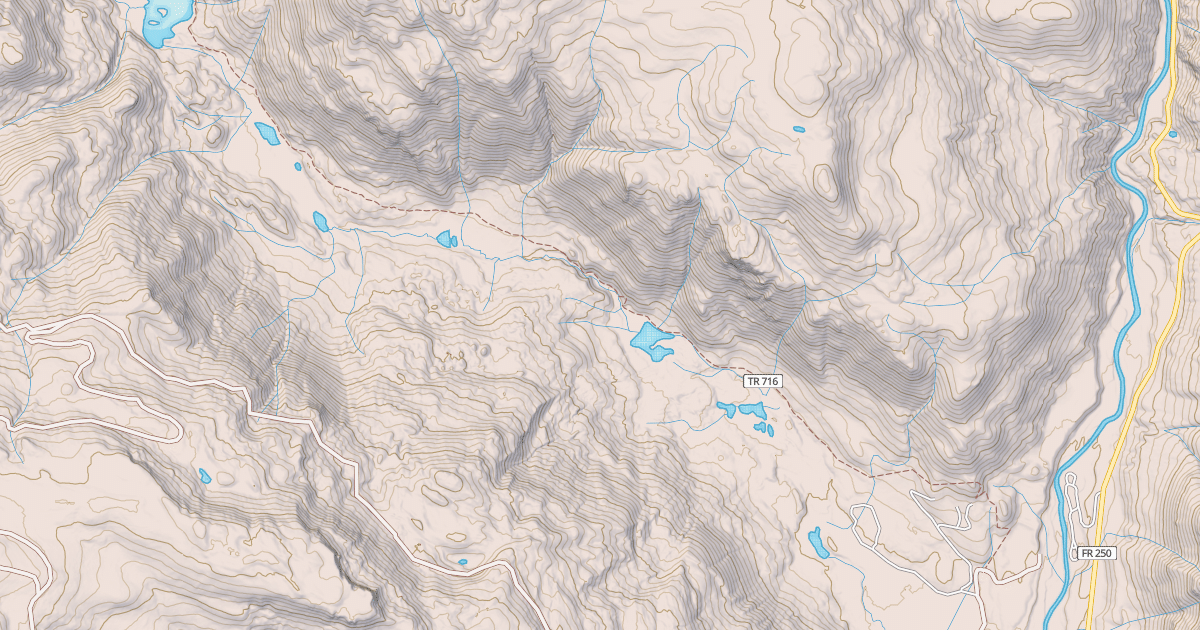 Map preview of Lake Fork