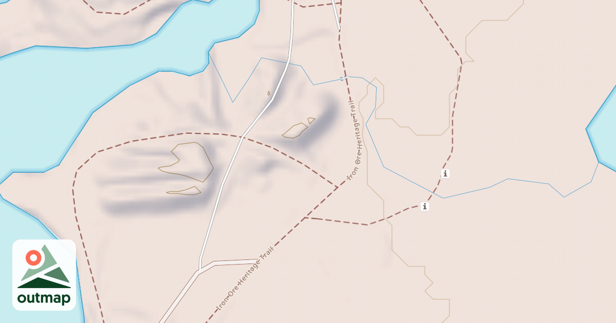 Map of Iron Ore Heritage Trail