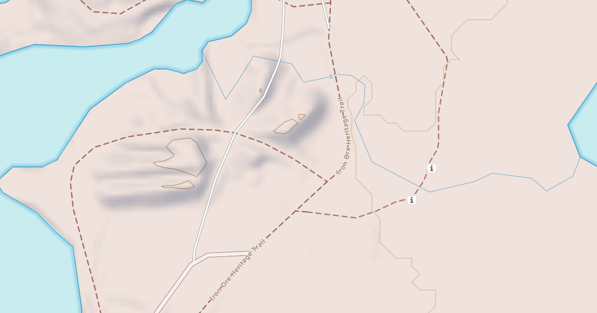 Map preview of Iron Ore Heritage Trail