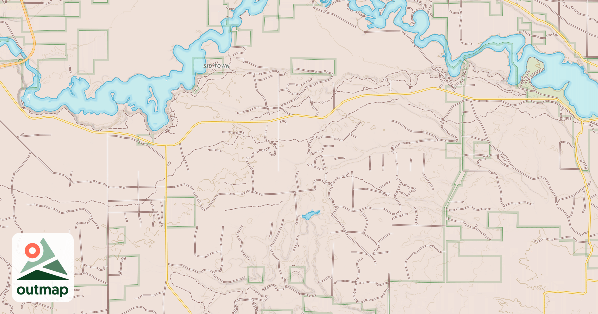 Map of Huron Orv, Smt/huron Orv Trail