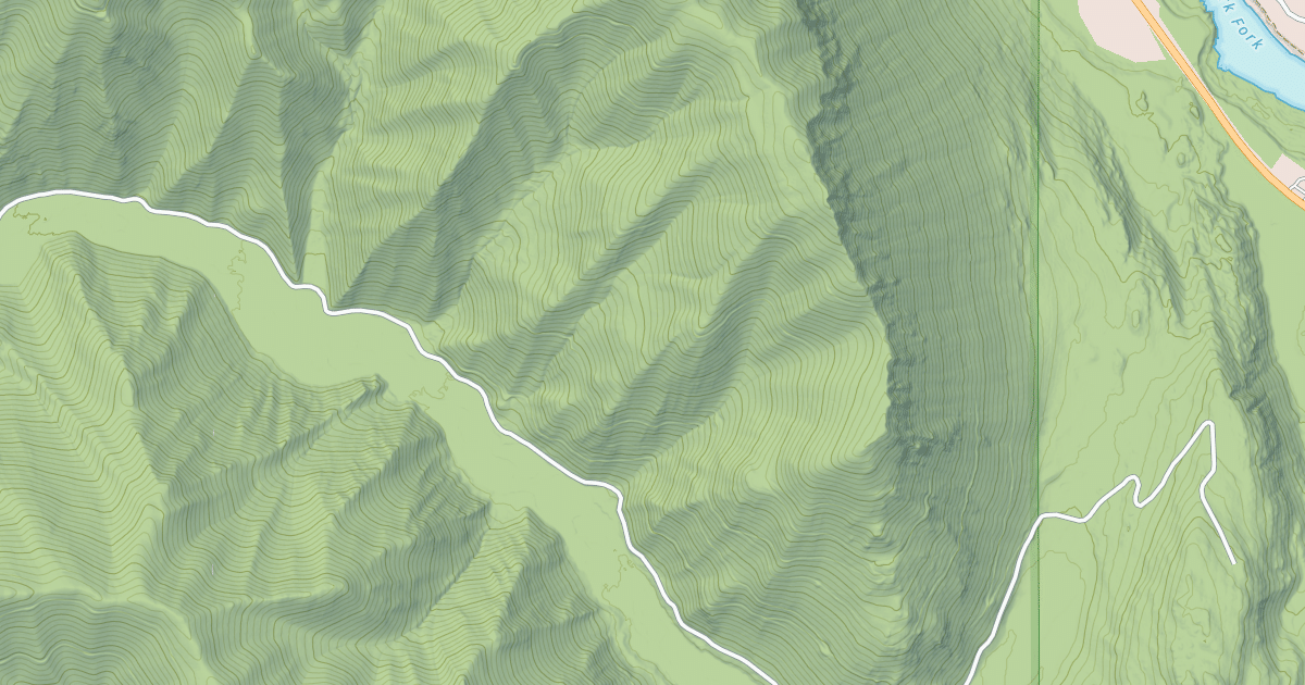 Map preview of FLATIRON RIDGE
